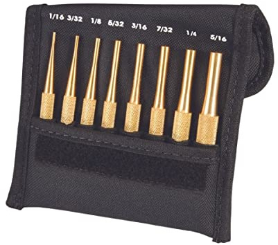 Starrett SB565Z Messing Antriebsstift Locher-Set, 8-teilig