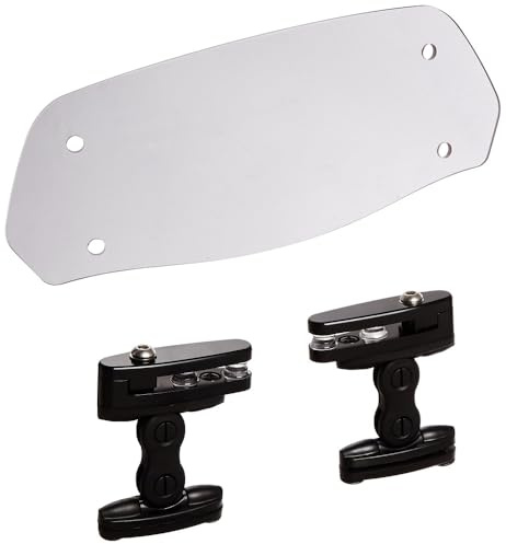 Puig 6319H lätt rök 230 mm x 90 mm multi-justerbar Clip-On visir