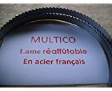 Lames de Scie à Ruban Réaffûtable 2120mm x 15mm x 3TPI x 0.5mm pour Kity 612 Gamme Prémium