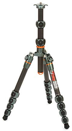 3 Legged Thing Legends Ray Carbon Fibre Tripod - Travel-Friendly, Adjustable Camera Tripod with 3 Detachable Legs and Multiple Mounting Points (RAYGREY)