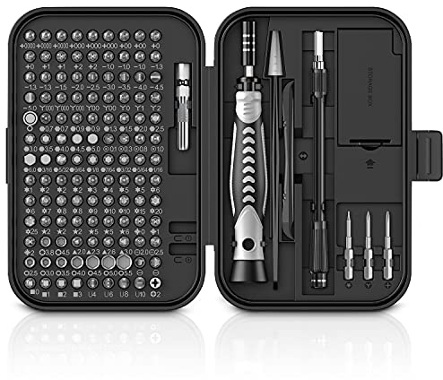 Kuptone 130 en 1 Juego de Destornilladores Torx de Precisión, Juego de Herramientas de Reparación de Bricolaje, kit de Herramientas de Reparación para iPhone, Ordenador Portátil, PC, MacBook