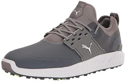 PUMA Homme Ignite Articulate Chaussure de Golf, Quiet Shade Silver Quiet Shade, 45 EU
