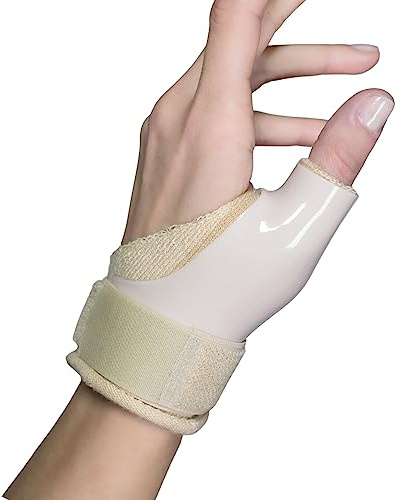 Medicalab Tutore Pollice Mano TUMBIX, Ortesi Per Pollice Made in Italy, Tutore Rigido per Artrosi, Dito a Scatto, Rizoartrosi, Tendiniti, Lesioni e Fratture (M, SINISTRA)