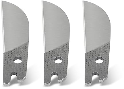 TOWOT Miter Shears Replacement Blade, 3 pcs Miter Trim Cutter Replacement Blade, SK5 Steel Angle Shears Blade