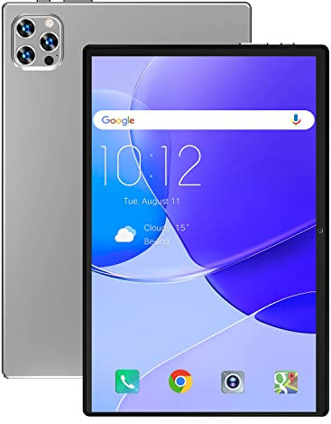 AODOEU 4G LTE Tablet 10 Pulgadas Android 11 Tableta,Tablets con 4GB RAM+64GB ROM(TF 128GB),Dual SIM Tablet PC,Batería 8000mAh,5MP+8MP | HD IPS Display | Bluetooth | GPS | Type-C (Gris),P10