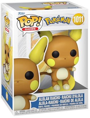 Funko POP! Games: Pokemon - Raichu Alolan | Offizielles Gaming Merch - Vinyl Sammelfigur als Regal Deko - Geschenkidee zum Geburtstag für Fans und Sammler