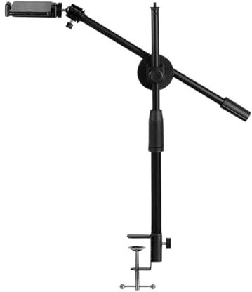 MEUIXT Horizontales Stativ Kompatibel Mit Telefon Smartphone Tisch Overhead Tripe Ständer Kompatibel Mit Mobilen Handy Filmen Fotografie Gelenkarm