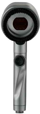 5 Spray Modes Rain Showerhead, Powerful Rain Showerhead, Handheld Detachable Showerhead, Showerhead with Built-in Brush, Bathroom Rain Showerhead, Detachable Showerhead for Bathroom, High Pressure