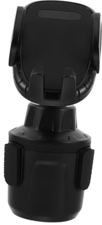 Gatuida Soporte para Teléfono Celular y Portavasos Expandible para Coche, Clip Gris, Rotación 360°, Compatible con Smartphones, Ajuste Multiángulo, Uso en Vehículo para Conductor