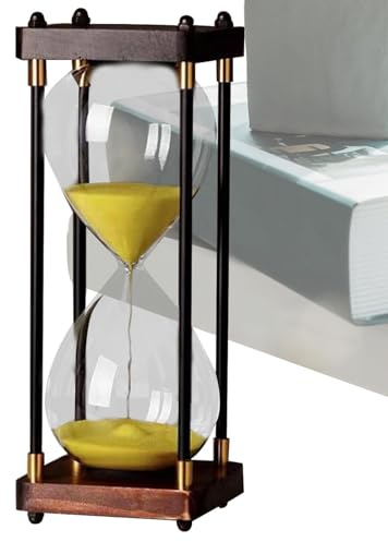 Pruojhw Vintage, 60 Minuti | Elegante Timer di Sabbia | Decorazione Timer Sabbia Creativa Ufficio