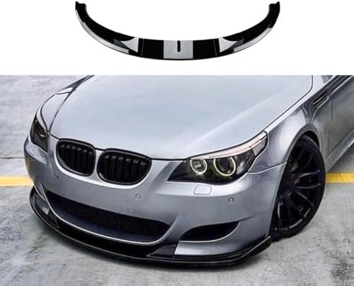 yaohaishao Auto Frontlippe Frontspoiler für BMW 5 Series E60 E61 2005-2010, Frontstoßstangen Lippenkörper Autoteile Autoantikollisionsschutz,A