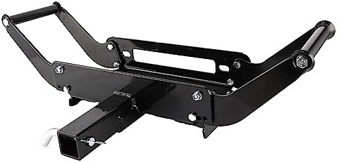 Placa de montaje del cabrestante Torvex, soporte universal para cabrestantes de capacidad de 9000 lb-13500 lbs, soporte de cabrestante de remolque de camión ATV 4x4, soporte de