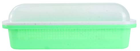 Verde Vassoio per Germinazione, Resina con Coperchio per Orto