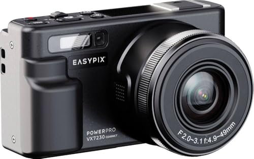 Easypix PowerPro VX7230 Fotocamera digitale compatta 72 megapixel Opt. Zoom: video 10 x 4K, stabilizzatore d'immagine
