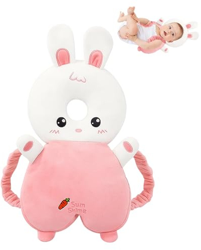 Baby Head Protector Backpack, Baby Head Protector, Breathable Baby Head Protection Backpack, Suitable for Infants Aged 2-24 Months Learning to Walk, Adjustable Head Safety Pad, Soft and Comfortable