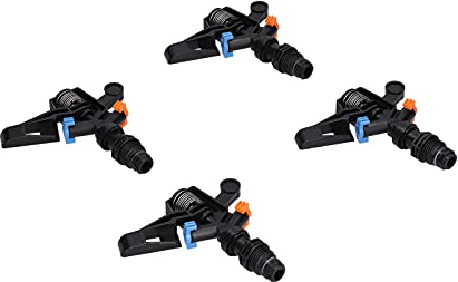 Aoresac Aspersor de Césped Giratorio de 360° Que Ahorra Humedad del Suelo, Fuerte y Resistente para Riego Césped, Flores, Enfriamiento Techos, Se Utiliza para Riego en Jardines,