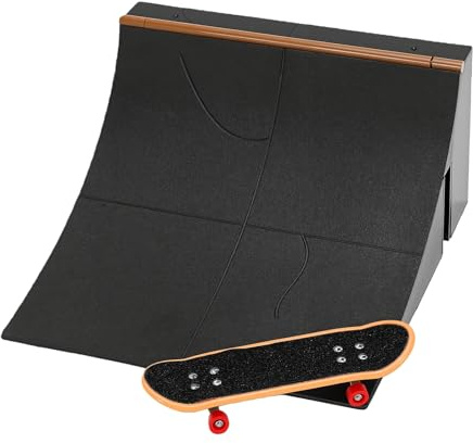 JTLB Finger-Skateboard-Rampen-Set, Spielzeug Zur Fähigkeitsentwicklung mit Fingerbrett Zum Training der Koordination (Typ B)