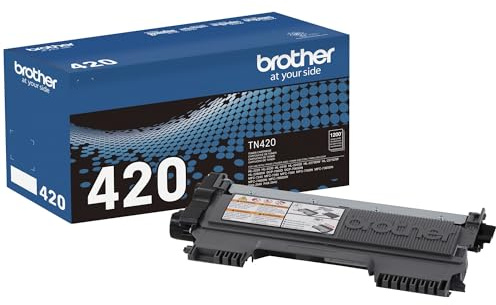 Brother Genuine TN420 Mono Laser Toner Cartridge, Black