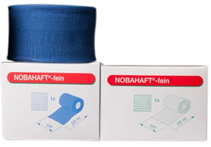 NOBAHAFT-fein Fixierbinde, blau20 m x 10 cm, einzeln verpackt