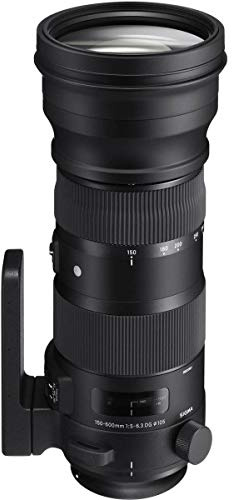 Sigma Obiettivo 150-600mm-F/5-6.3 Sport, DG OS HSM, Attacco Sigma, Nero