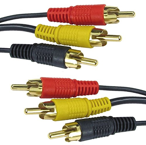 Triple câble audio et vidéo RCA mâle vers prise AV 20 m