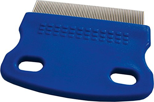 Pflegehome24® Nissenkamm Flohkamm Läusekamm Hundekamm Fellpflege Kamm, Metall