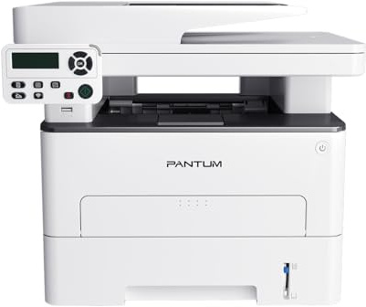 PANTUM M7100DW - Multifunción láser Monocromo A4, Impresora, escáner y fotocopiadora, 33 ppm, Mem. 256 MB, ADF, 1200x1200 dpi, 250 Hojas, Duplex, USB 2.0, Tarjeta Red, WiFi