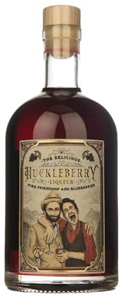 Huckleberry Gin Liqueur 22% vol (1 x 0.5l) - Pure Friendship and Blueberries