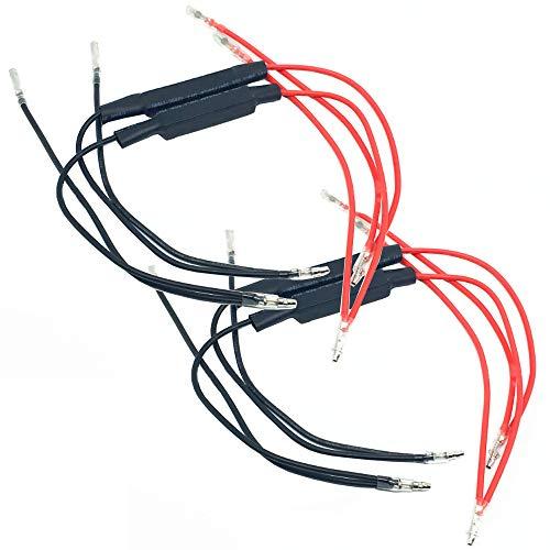 ETOPARS 4 X 12V 10W Widerstand Leistungswiderstand Lastwiderstand Motorrad Blinker Indikator Ladewiderstand Flash Blinker Fix Fehler