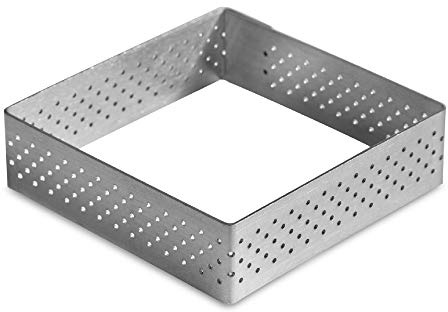 Städter Ausstecher Tarte-Rahmen 15 x 15 cm/Höhe 2 cm quadratisch