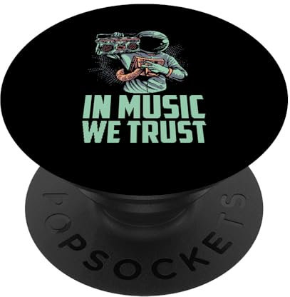 Ghettoblaster 80er 90er Hip Hop - Boombox Ghettoblaster PopSockets mit austauschbarem PopGrip