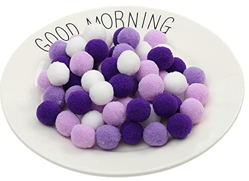 1000 Stück 10 mm Näh Pompons Bommeln zum Annähen Flauschige Pom Poms (62_) | Pompons zum Annähen, bommel für Näharbeiten, Flauschige Weich Rund Pompoms für Textilverzierung und Bekleidungszubehör