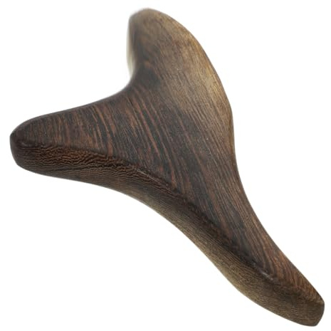 Healeved Dreizackförmiges Massagegerät Aus Naturholz Gua Sha Massageholz Für Triggerpunkt Druck Und Entspannung 14X14X14 Cm Zur Manuellen Rückenmassage