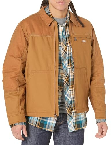 Dickies Tradebuilt Wachsbeschichtetes Segeltuch Servicejacke für Herren, Braun Duck, M