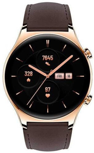 HONOR Smartwatch GS3 MUS-B19 Orologio Intelligente, Touch Screen AMOLED 1.43 Pollici, Colore Classic Gold, Normale (Ricondizionato)