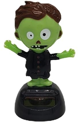 Solar Powered Dancing Toys Halloween - Halloween Ghost Dancing Figure Toys Car Dashboard Decoration | Solar Wobble Figures | Shaking Head Halloween Car Decor | For Window, Halloween Car Decor