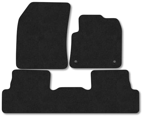 Citroen C5 Aircross (2018-2025) Carpet Car Mats | Black Edge Trim Tailored Fit Floor Mats Full Coverage Protection Accessories Easy Clean Anti Slip Made in the UK