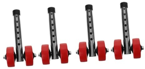 minkissy 2 Paar Laufrad Gehhilfen für Senioren Räder für Gehhilfen Rollstuhlräder Räder Teile rollatoren zubehör Gehwagen Zubehör Walker-Zubehör Walker Ersatzräder austauschbares Rad Gummi