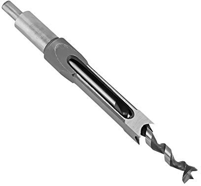 Risegun Mortiser Drill Bit 16mm Square Hole Mortiser Drill Bit for Woodworking, Power Tool, Mortising Chisel