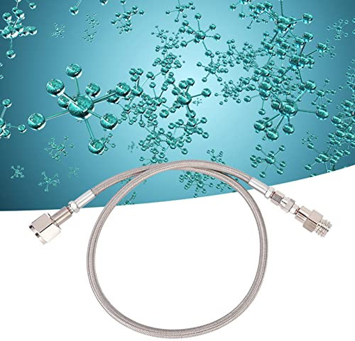 Hochdruckschlauch-CO2-G1/2-Adaptersatz für Externen CGA320- für Tankanschluss (1 Meter silbernes Sodarohr G1/2)