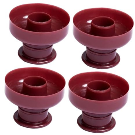Alipis 4pezzi Stampo Per Ciambella Rotondo Antiaderente Da Cucina Multifunzione Per Torte Dessert Biscotti Realizzato in Plastica Durevole Alta Temperatura Senza Deformarsi
