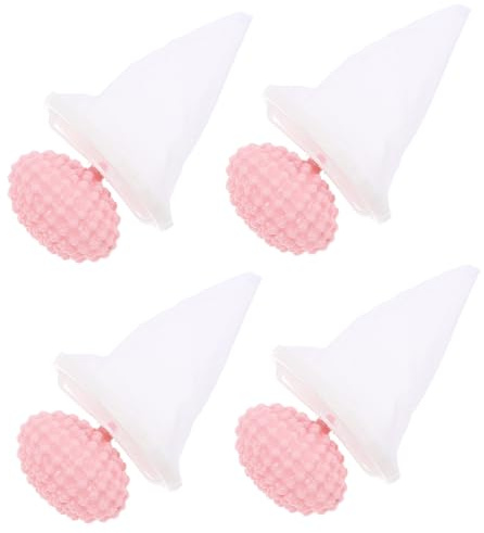 ARTSEWPLY Lot de 4 Paniers à Poils Roses pour Machine à Laver Filtre Flottant en Polyester et Pp Réduit la Dispersion des Poils D'animaux et Récupère Efficacement les Poils de Chien et Chat