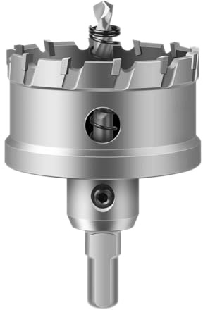 1 foret à pointe carbure 5A TCT, scie cloche 12-150 mm, ensemble de fraises for le perçage l'acier inoxydable et des alliages métalliques(86mm)
