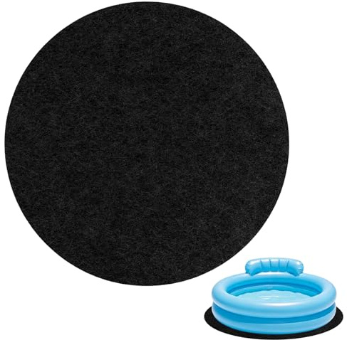 Mineup 3m Bodenplane Für Pools, Poolunterlage Rund, Oberirdische Pool-Bodenmatten, Pool Bodenplane Bodenmatte, UV-Stabil & Reißfest Schwimmbecken Matte, Bodenschutzplane Swimmingpool