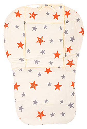 FAUOSWUK Cuscino per Passeggino per Carrozzina Comodo Cuscino per Carrello per Bambini - Materiale in Cotone Premium - 25,6 X 16,9 Pollici