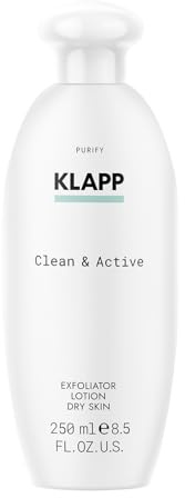 KLAPP Cosmetics - CLEAN & ACTIVE Exfoliator Lotion Dry Skin (250 ml)