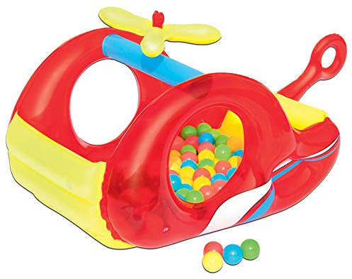Bestway 52183 - Piscina de Bolas Hinchable Helicóptero 132x79x68 cm , color/modelo surtido