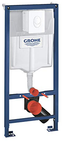 Grohe 38839000 38839000-Juego para Inodoro 3 en 1 , 1,13 m Altura de construcción, Color Blanco, Alpinweiß