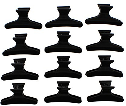 Zac's Alter Ego Set of 12 Hairdresser Hair Clamps/Claws/Clips/Tools