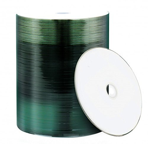 100 Mediarange Full Face White Printable Blank CD-R discs 52x 700MB 80 minutes MR203-Shrinkwrap by Natureinks